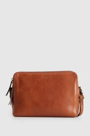 Maya Leather Crossbody Bag Strandbags