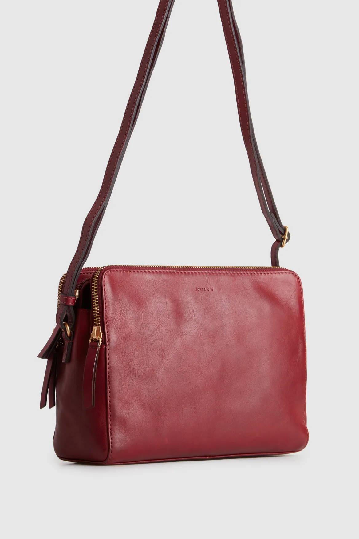 Maya Leather Crossbody Bag Strandbags