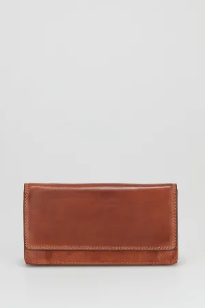 Maya Leather Large Clutch Strandbags