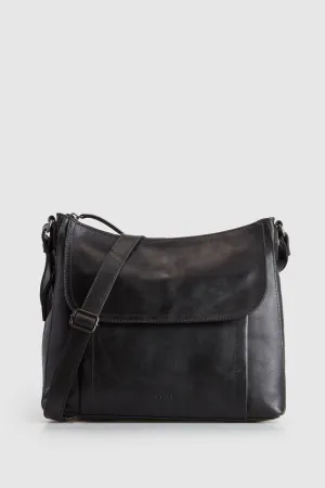 Maya Leather Large Crossbody Bag Strandbags