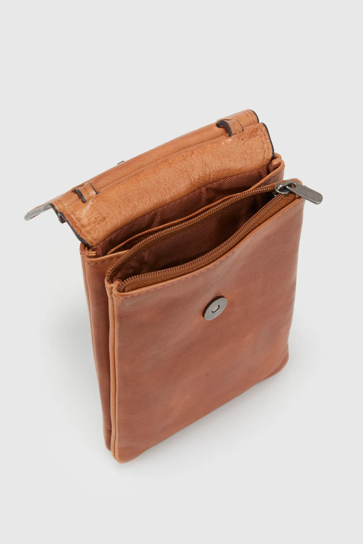Maya Leather Phone Crossbody Strandbags
