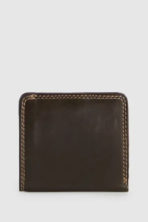 Maya Leather Press Stud CC Wallet Strandbags
