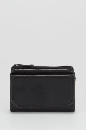 Maya Leather Small Wallet Strandbags