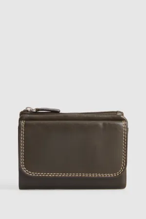 Maya Leather Small Wallet Strandbags