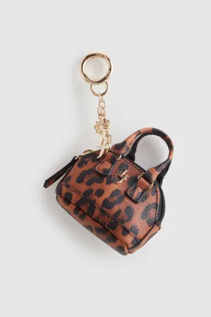 Mini Leopard Bag Charm Strandbags