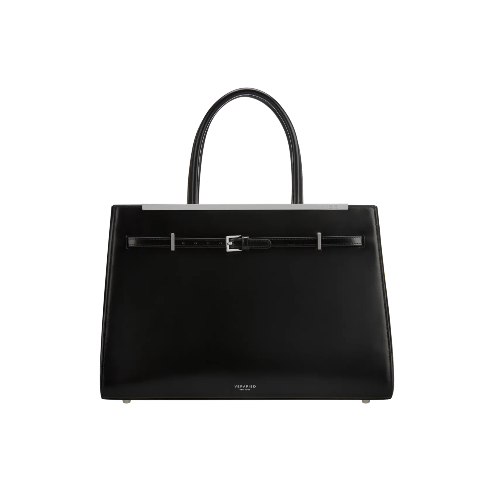 Noir Leather Book Tote Bag 33(Pre-Order Only. Will Ship Mid-April）