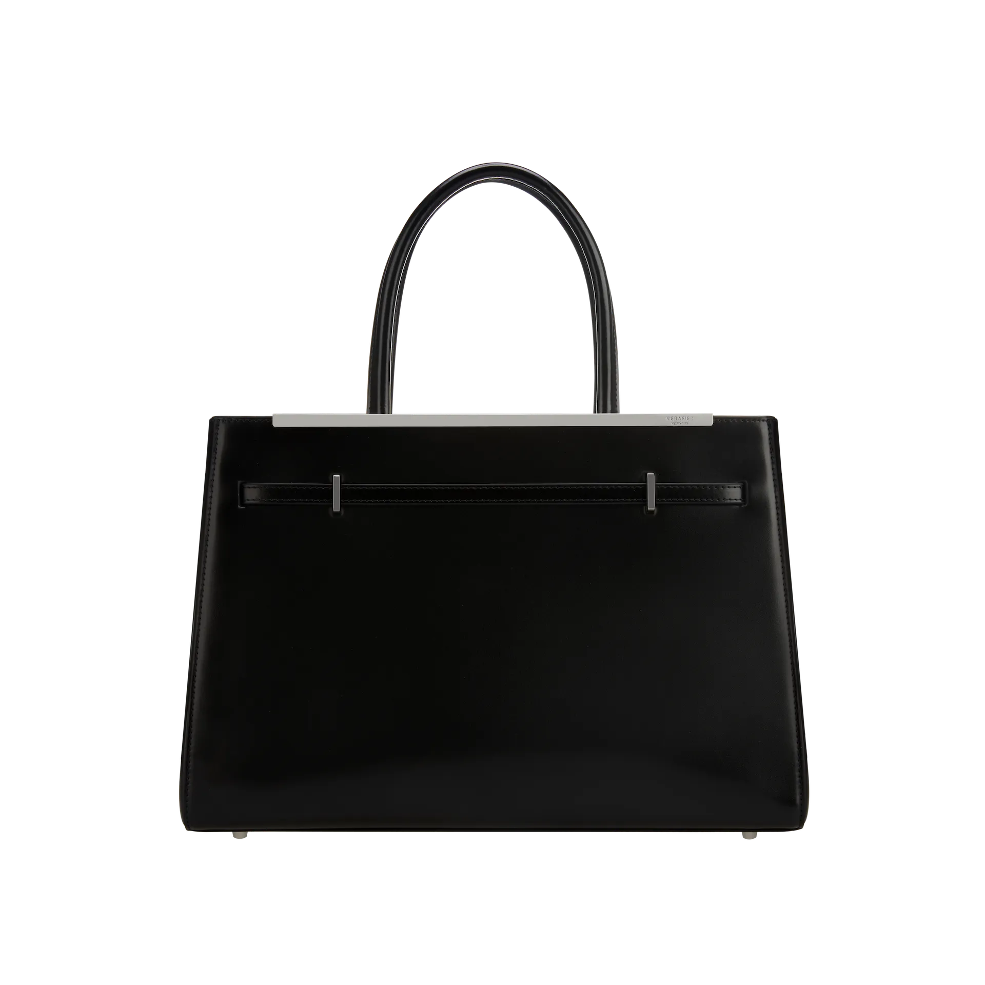 Noir Leather Book Tote Bag 33(Pre-Order Only. Will Ship Mid-April）