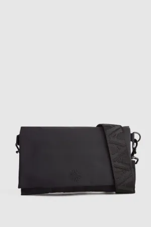 Nylon Flapover Crossbody Bag Strandbags