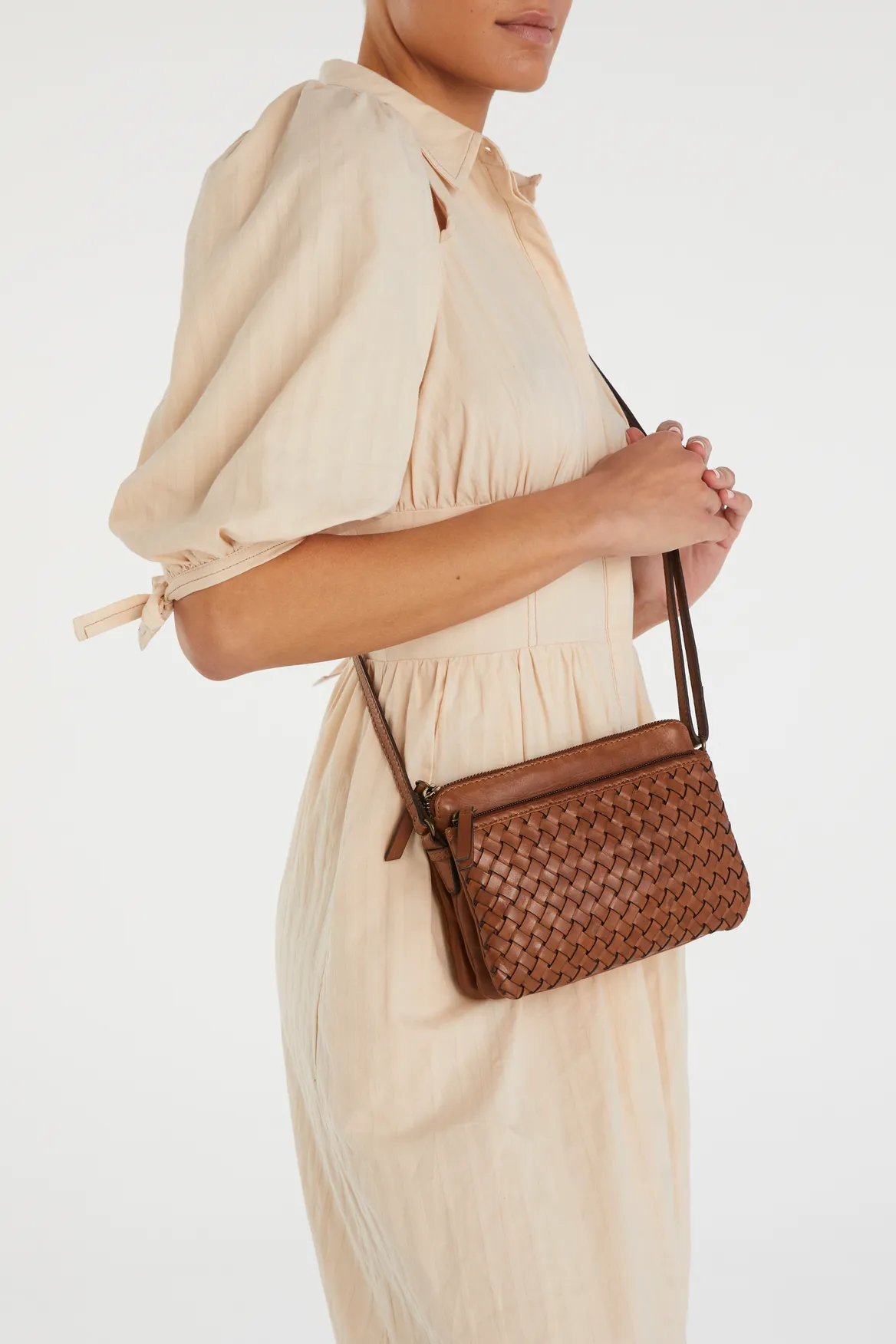 Palma Leather Small Crossbody Bag Strandbags