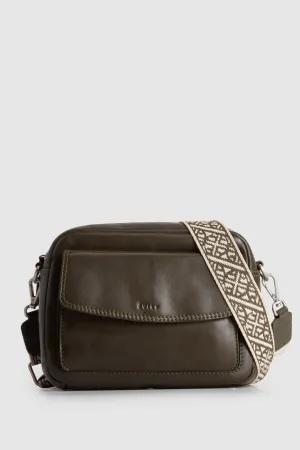 Pia Leather Crossbody Bag Strandbags