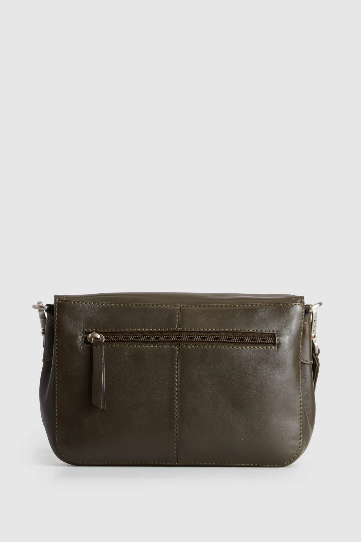 Pia Leather Flap Crossbody Bag Strandbags