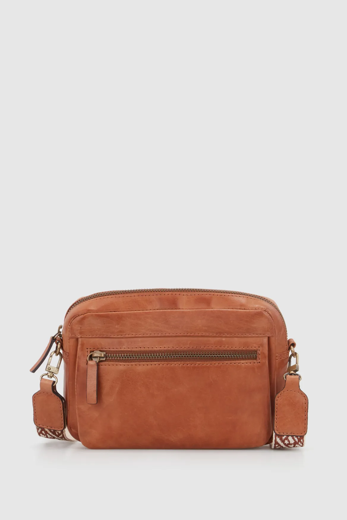 Pia Leather Small Crossbody Strandbags