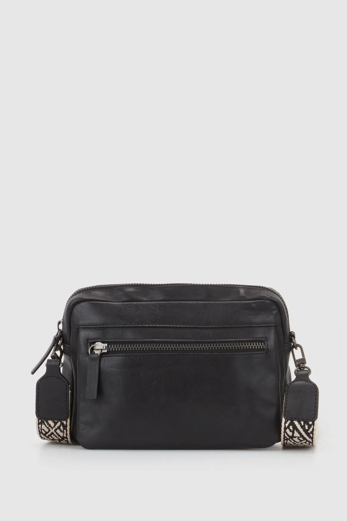 Pia Leather Small Crossbody Strandbags