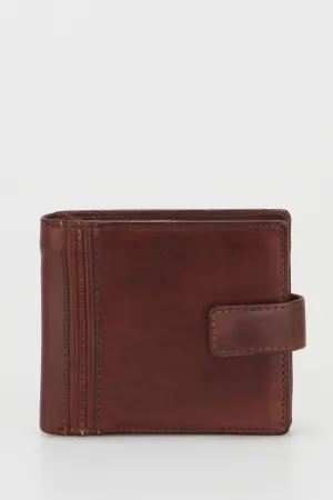 RFID Angus Leather Tab Wallet Strandbags