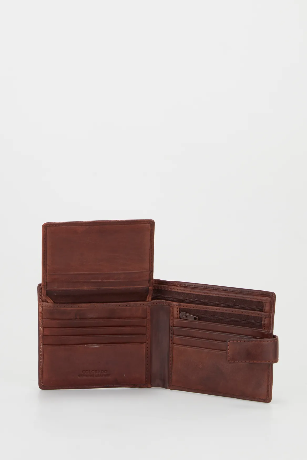 RFID Angus Leather Tab Wallet Strandbags