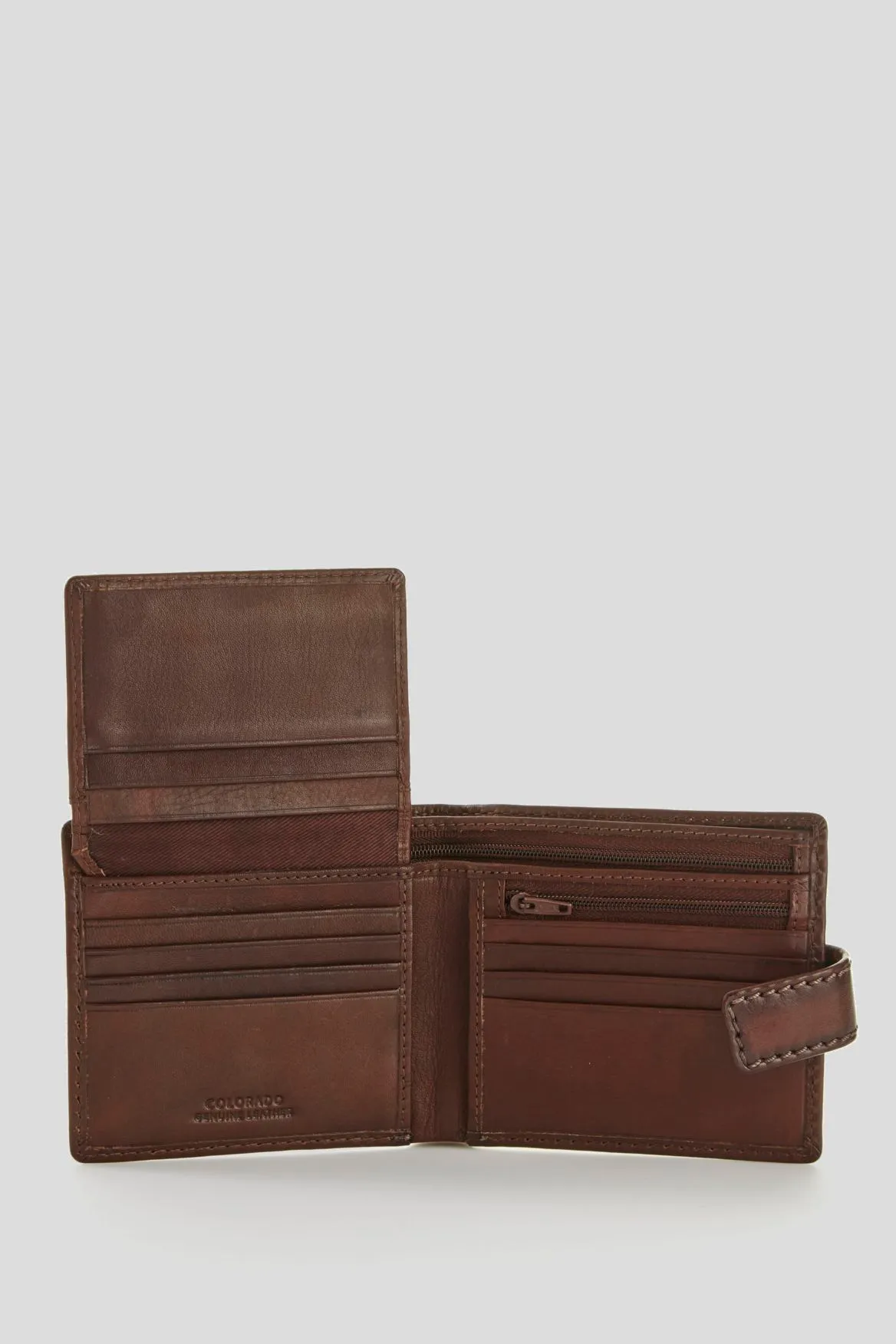 RFID Dakota Leather Tab Wallet Strandbags