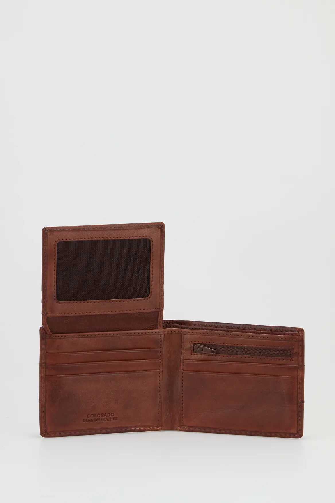 RFID Leather Bifold Wallet Strandbags