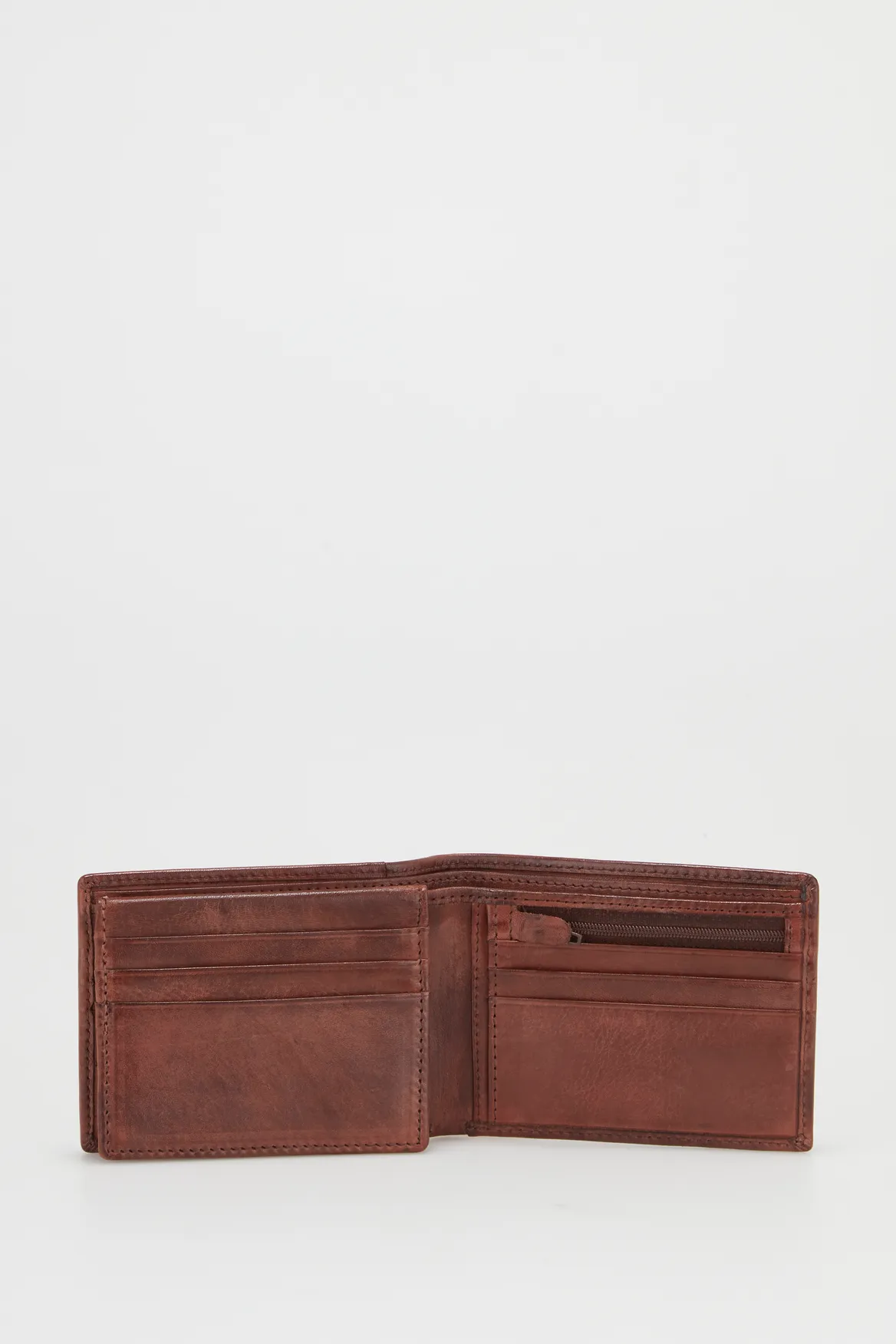 RFID Leather Bifold Wallet Strandbags