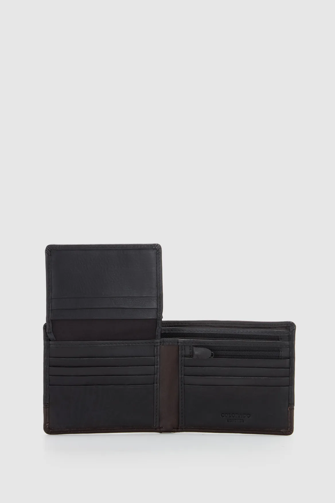RFID Leather Bifold Wallet Strandbags