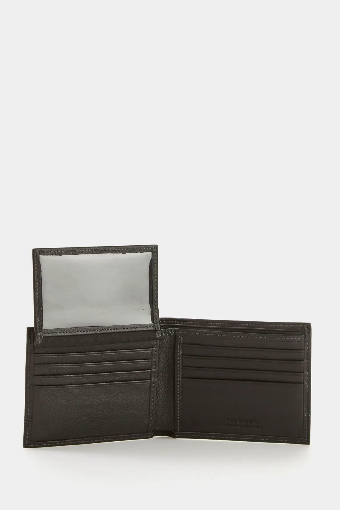 RFID Leather Bifold Wallet Strandbags