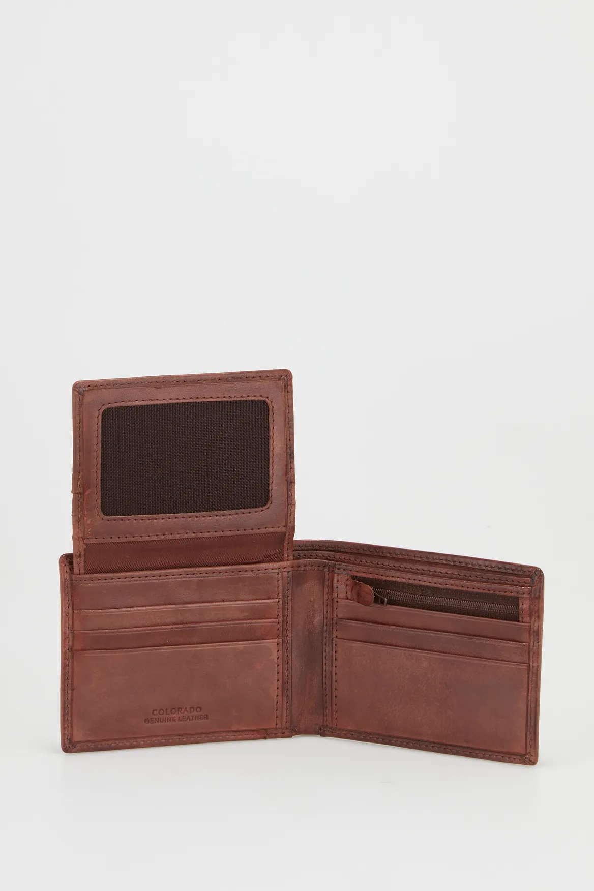 RFID Leather Bifold Wallet Strandbags