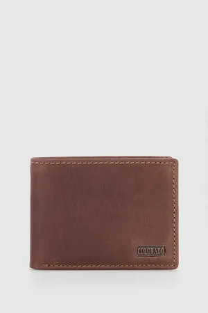 RFID Leather Bifold Wallet Strandbags