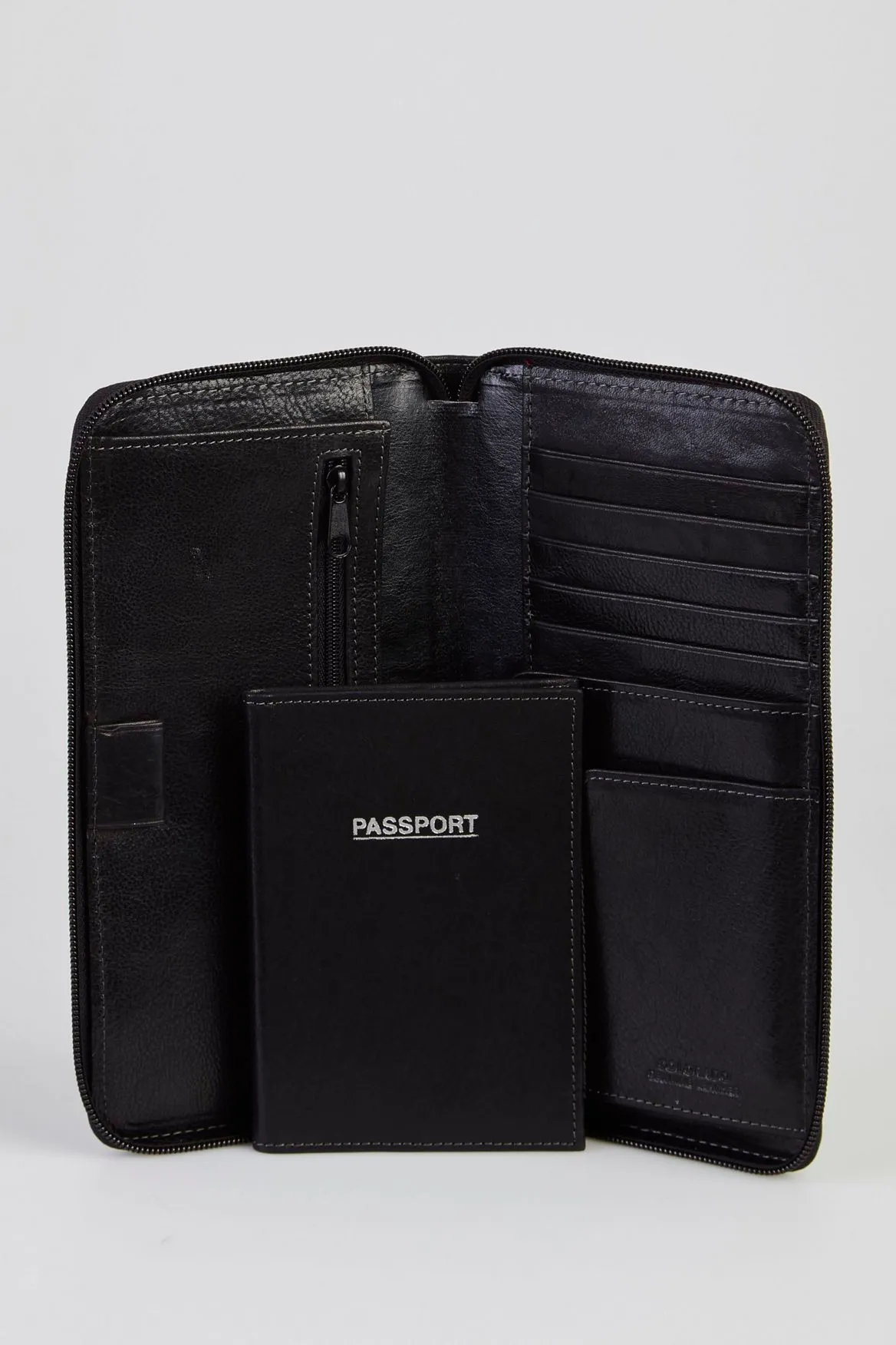 RFID Leather Passport Wallet Strandbags