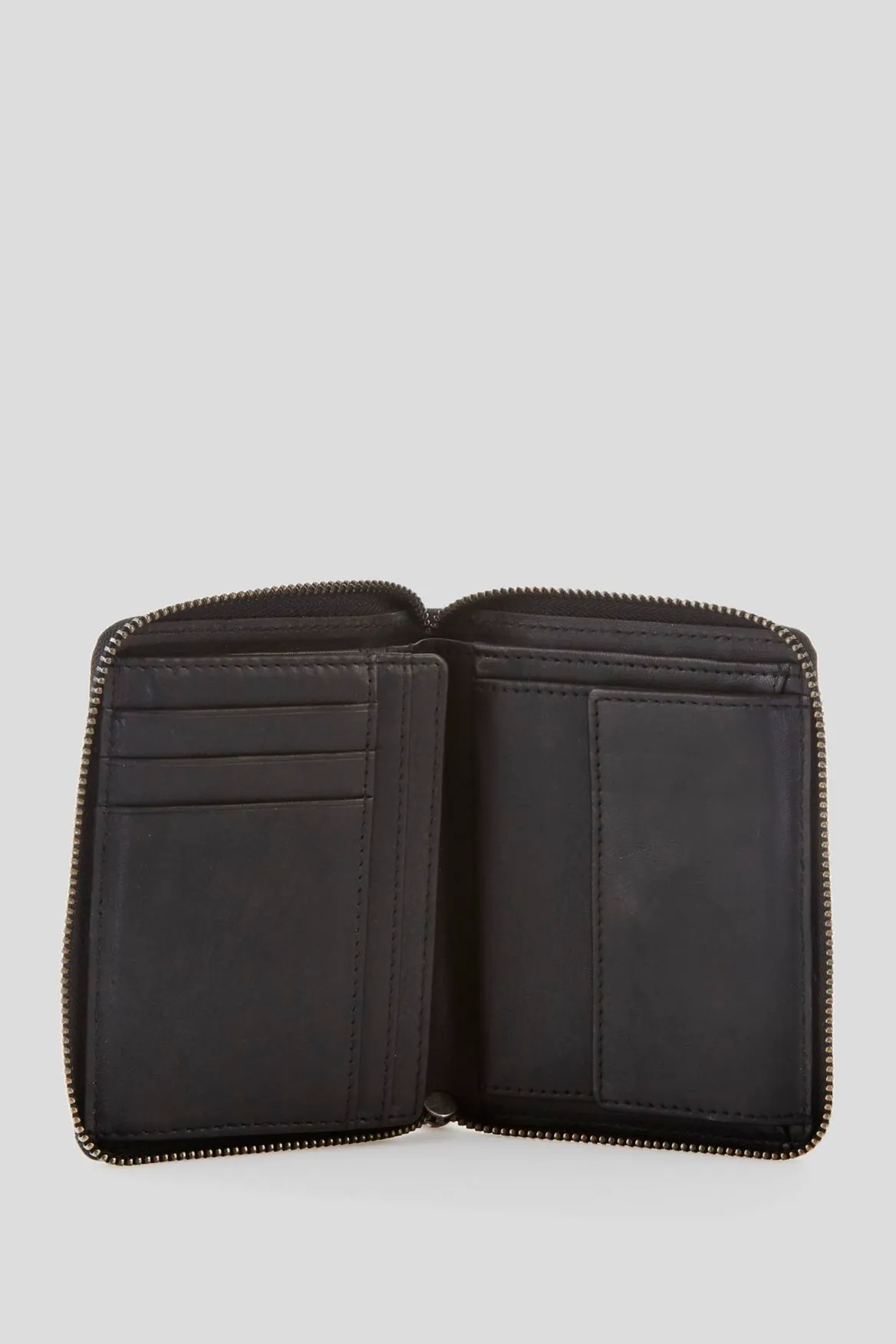 RFID Leather Zip Wallet Strandbags