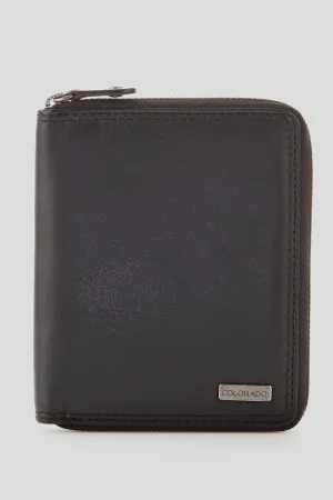 RFID Leather Zip Wallet Strandbags