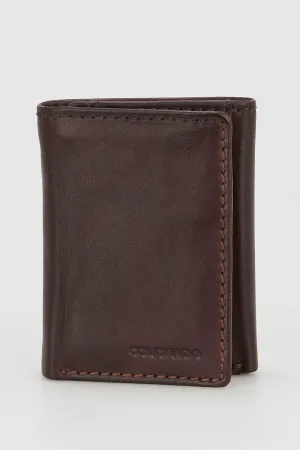 RFID Tokyo Leather Trifold Strandbags