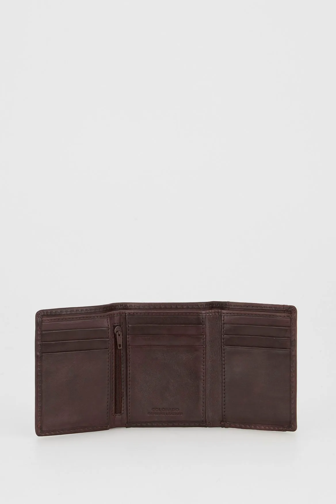RFID Tokyo Leather Trifold Strandbags
