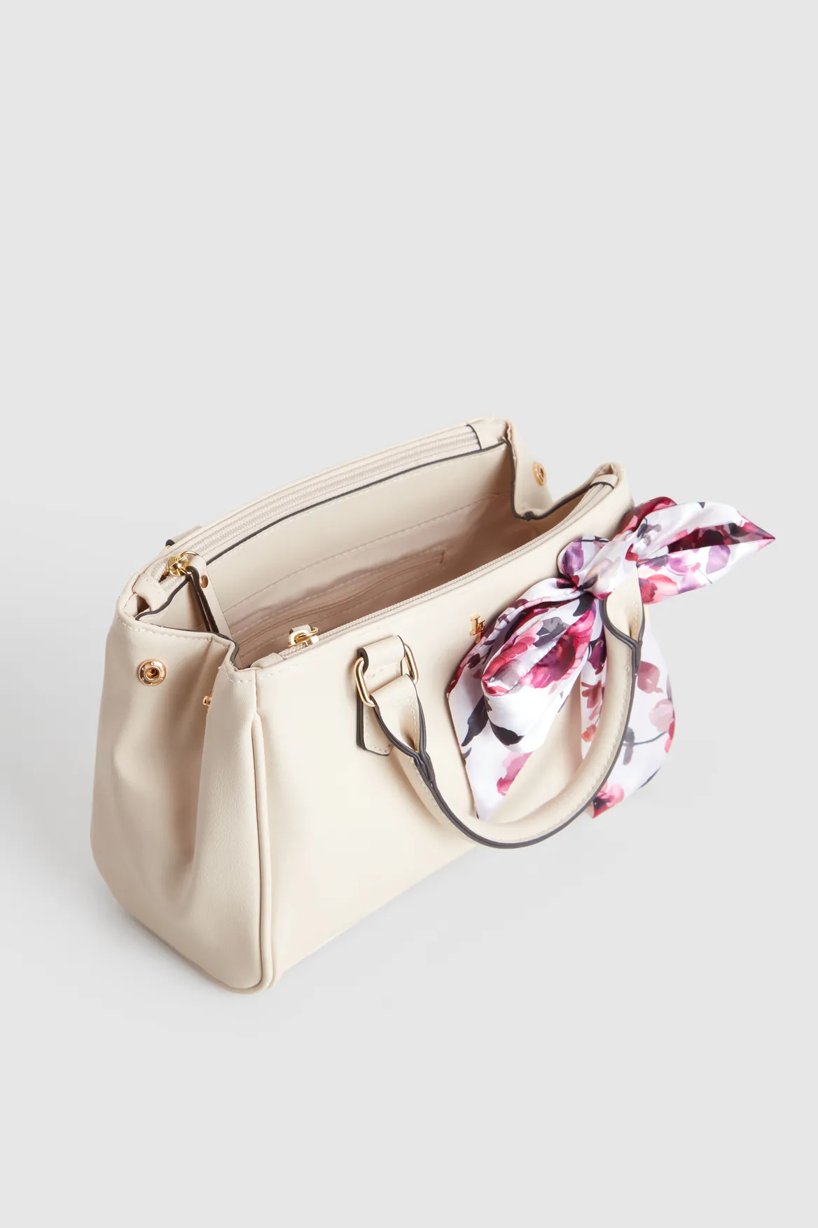 Rosewater Scarf Mini Grab Tote Bag Strandbags