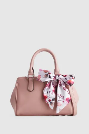 Rosewater Scarf Mini Grab Tote Bag Strandbags