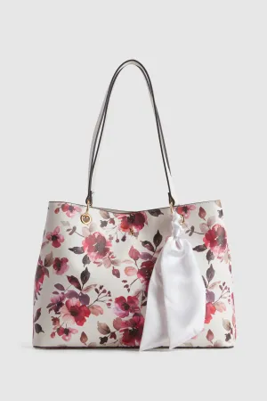 Rosewater Scarf Tote Bag Strandbags