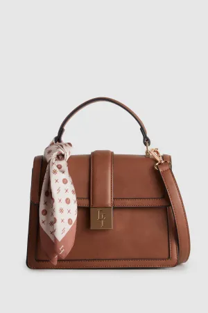 Scarf Top Handle Bag Strandbags