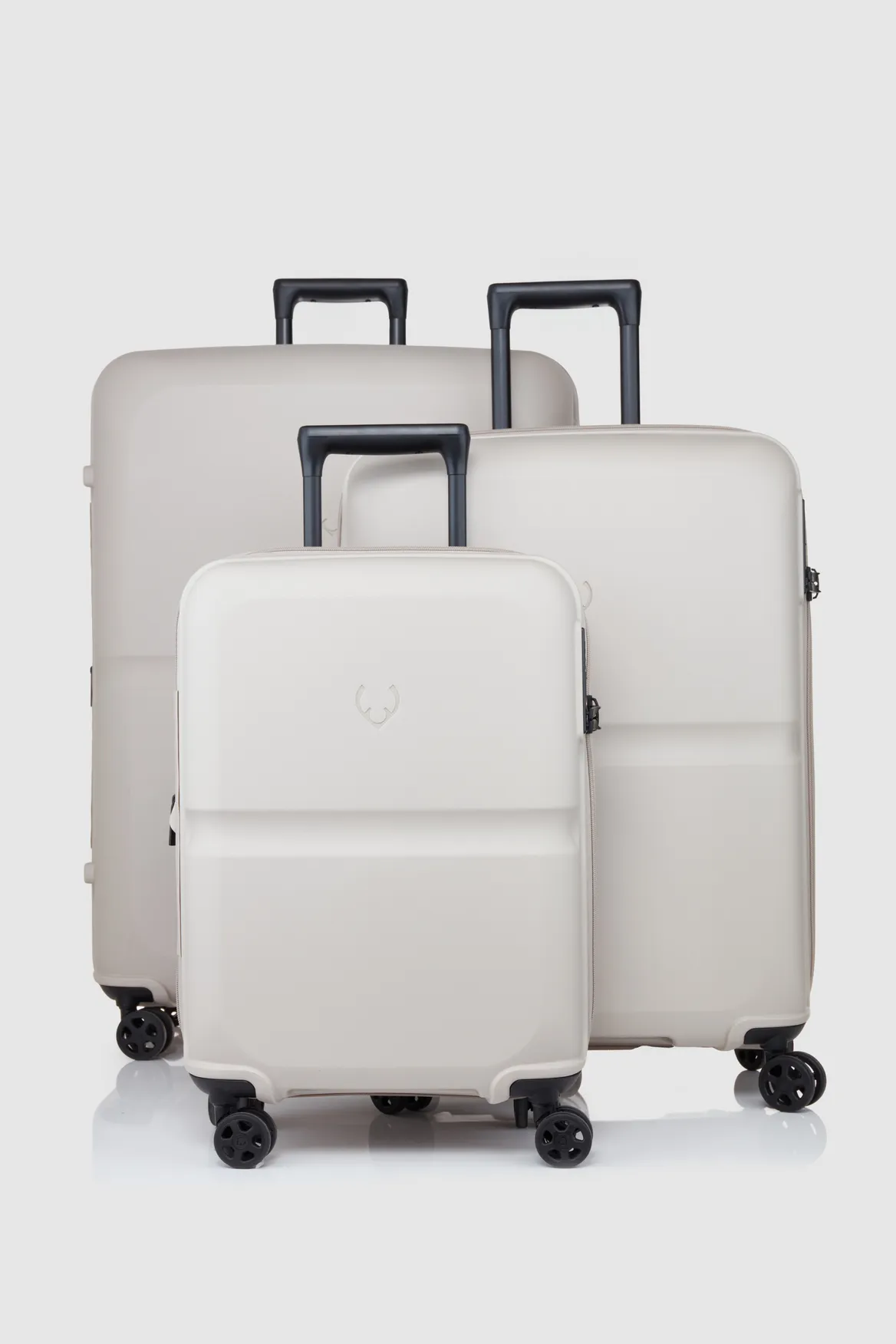 Single Stripe 3pc Suitcase Set Strandbags