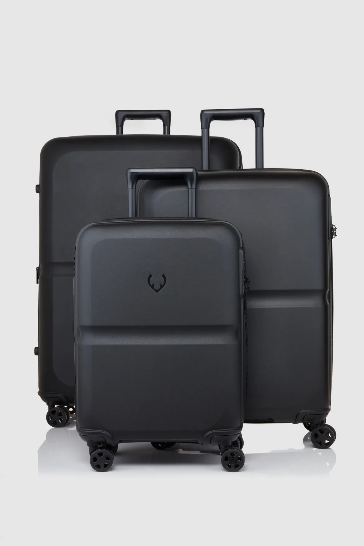 Single Stripe 3pc Suitcase Set Strandbags