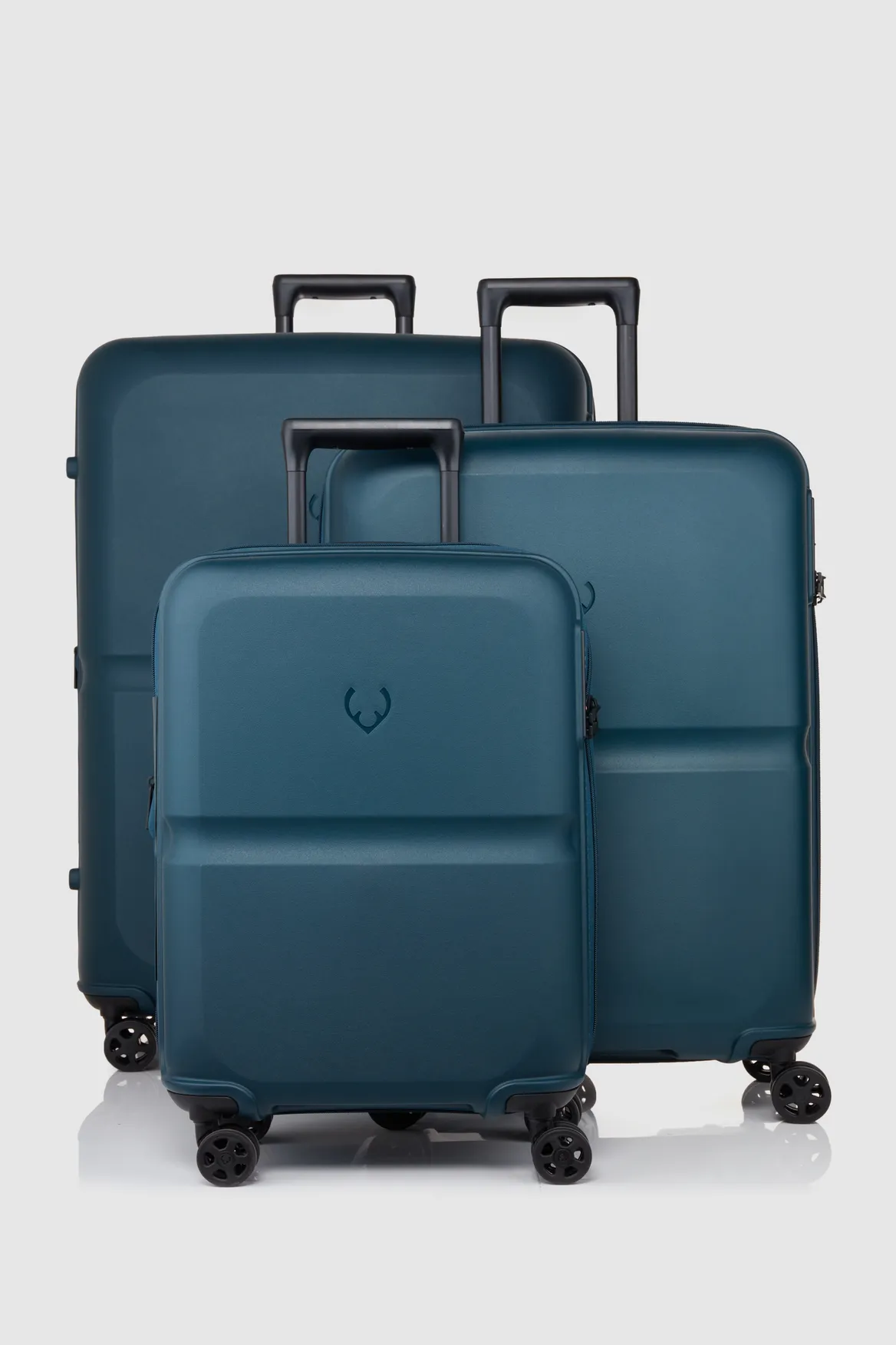 Single Stripe 3pc Suitcase Set Strandbags