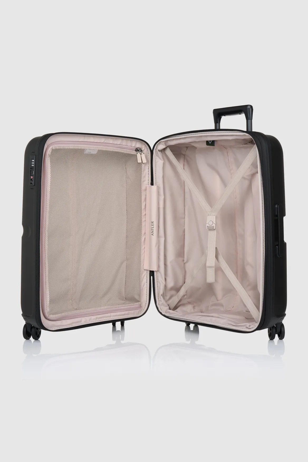 Single Stripe 3pc Suitcase Set Strandbags