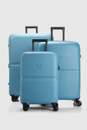 Single Stripe 3pc Suitcase Set Strandbags