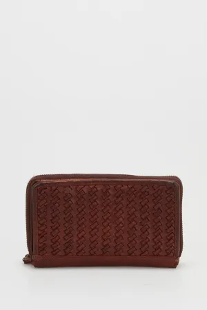 Swerve Leather Medium Wallet Strandbags