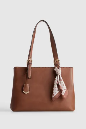 Tote Bag With Scarf Strandbags