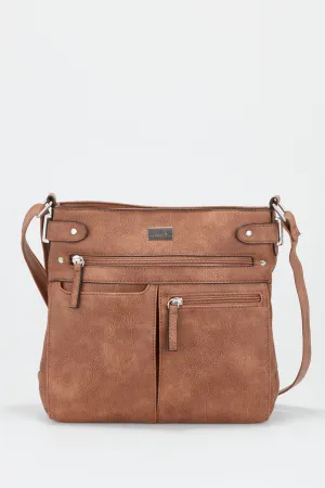 Tri-Pocket Crossbody Bag Strandbags