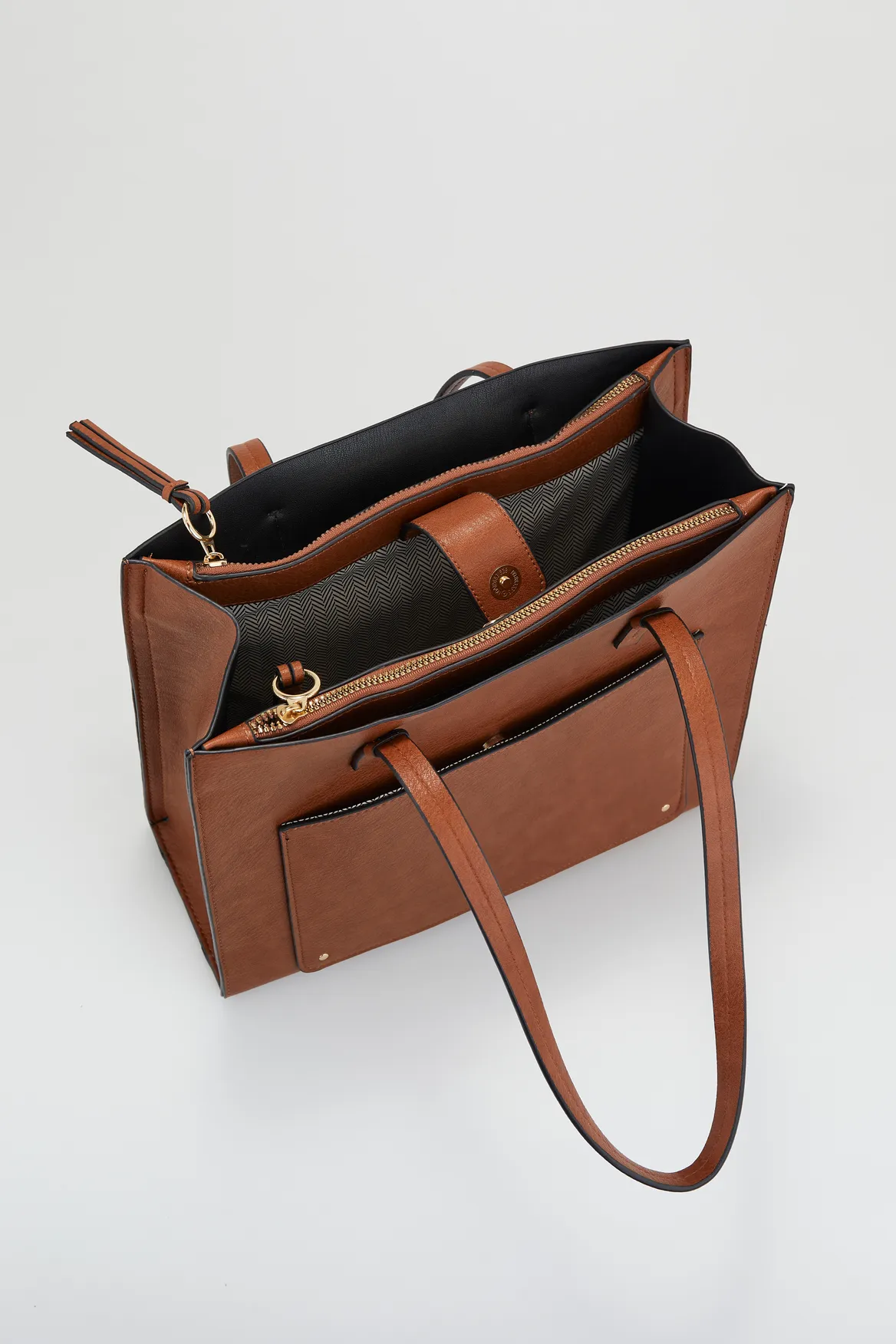 Triple Compartment Tote Bag Strandbags