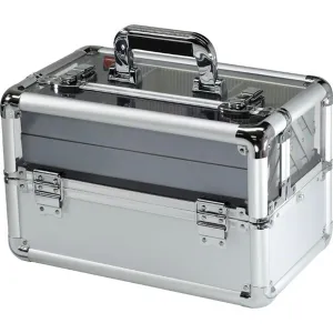 TZ Case AB-116T S Beauty Makeup Case&#44; Silver