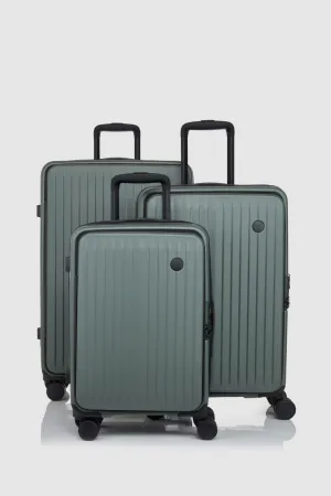 Venture Dual Open 3pc Suitcase Set Strandbags