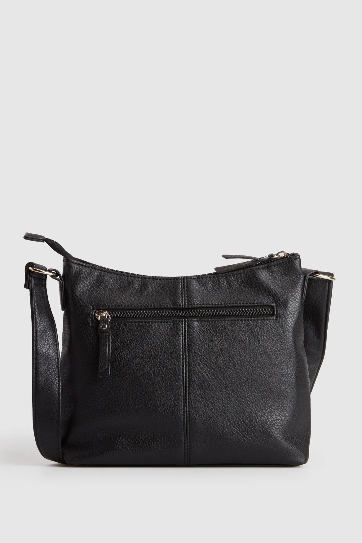 Zip Pocket Panel Crossbody Bag Strandbags