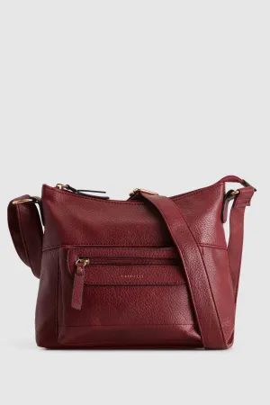 Zip Pocket Panel Crossbody Bag Strandbags