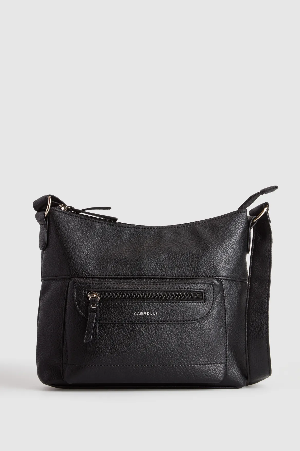 Zip Pocket Panel Crossbody Bag Strandbags