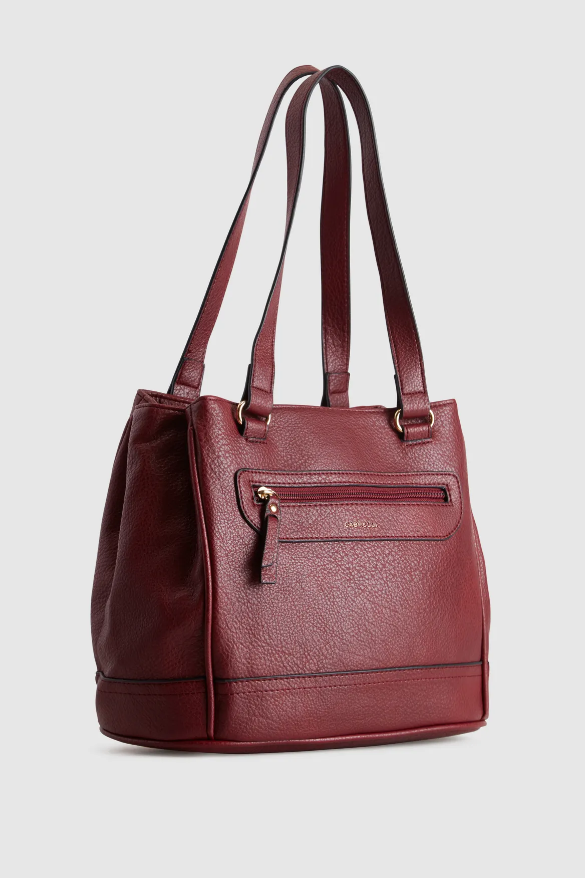 Zip Pocket Panel Tote Bag Strandbags